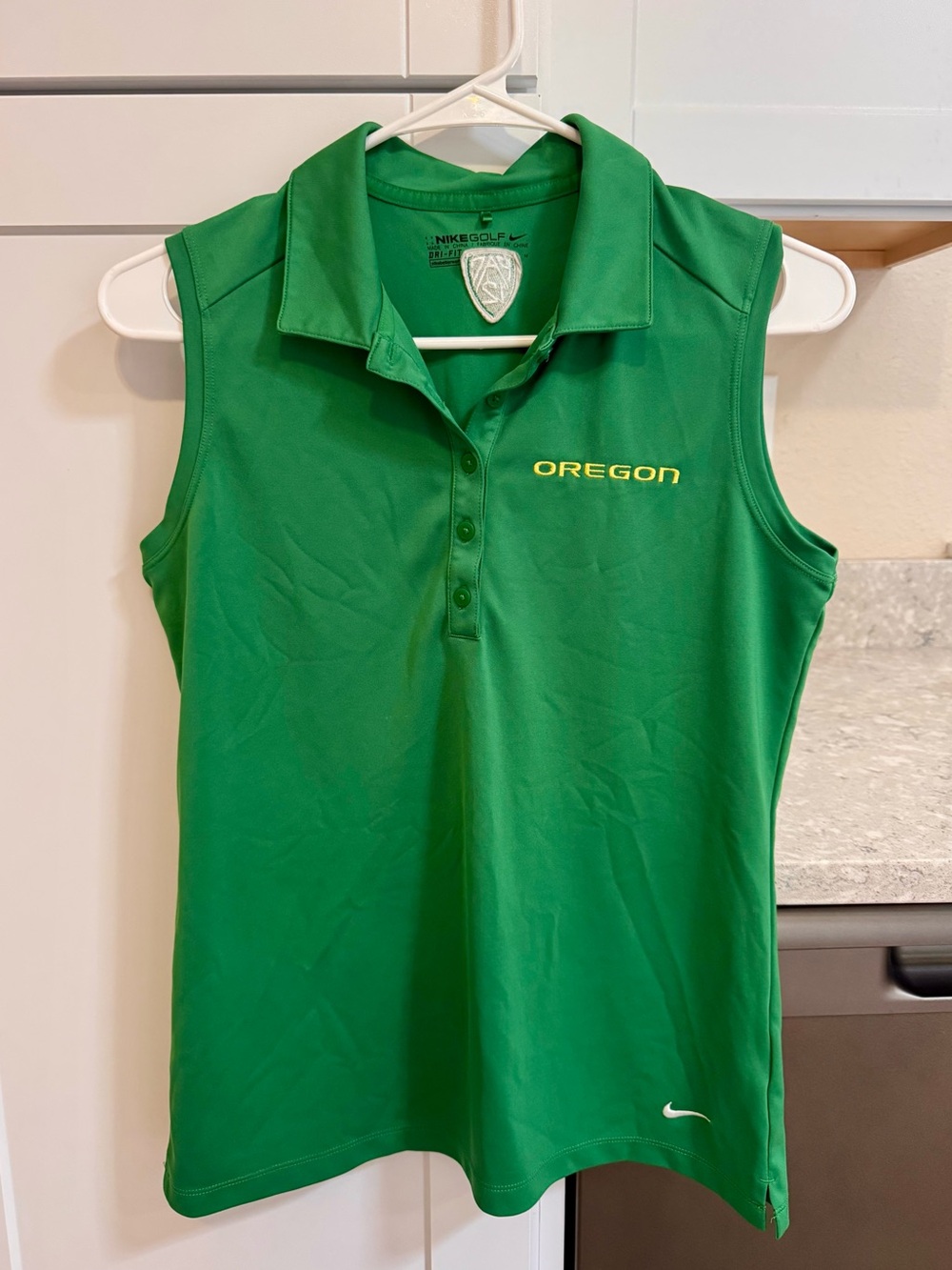 Official Nike Golf x Oregon Ducks short-sleeve Polo Tank PAC-12 Game-Day Gear